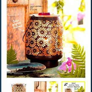 Daisy Lantern Scentsy Warmer